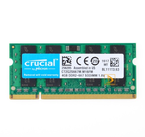 Crucial 4gb 2rx8 pc2 5300s - 2rx8, pc2-5300s
