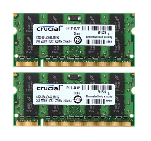 Crucial 2 gb ram 2rx8 - crucial, x
