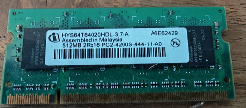 512 ddr2 dimm pc2 - 512, so-dimm