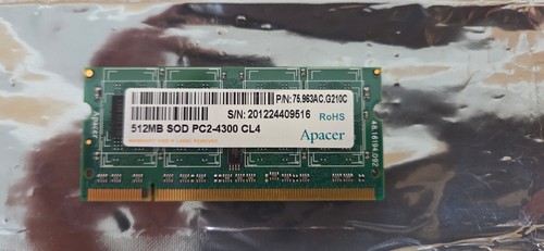 Apacer 512 ram ddr2 - ram,